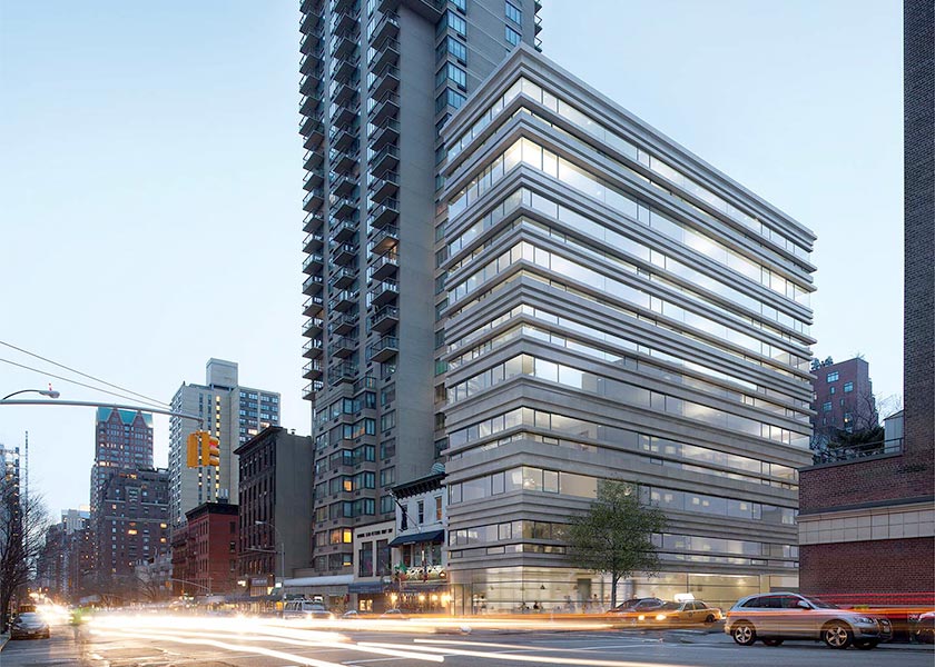 Architectural Rendering of the exterior of the 1444 Third Avenue project located on Manhattan's Upper East Side, New York City