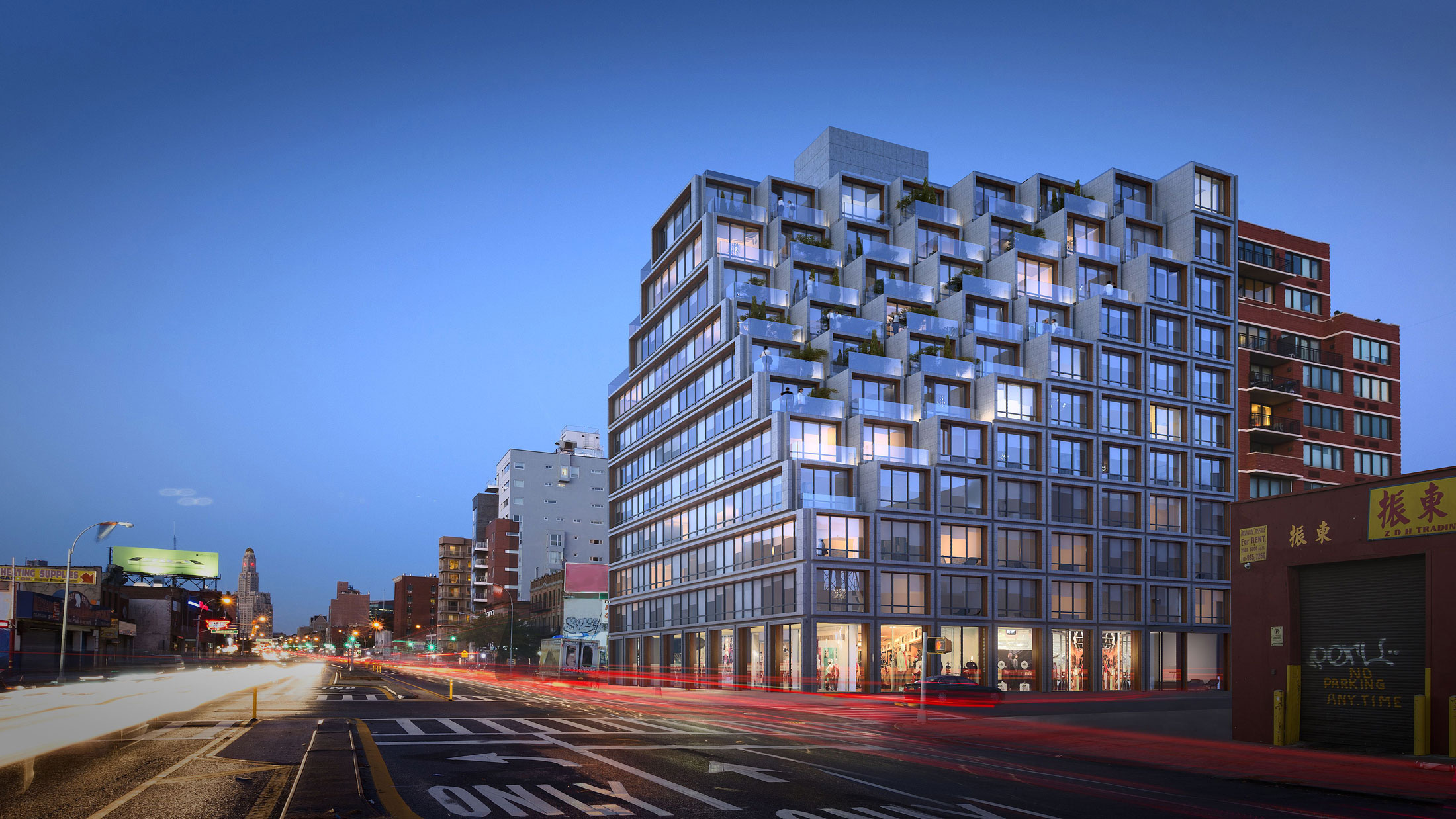 Architectural Rendering of the exterior of the 275 Fourth Avenue project located in Brooklyn, New York