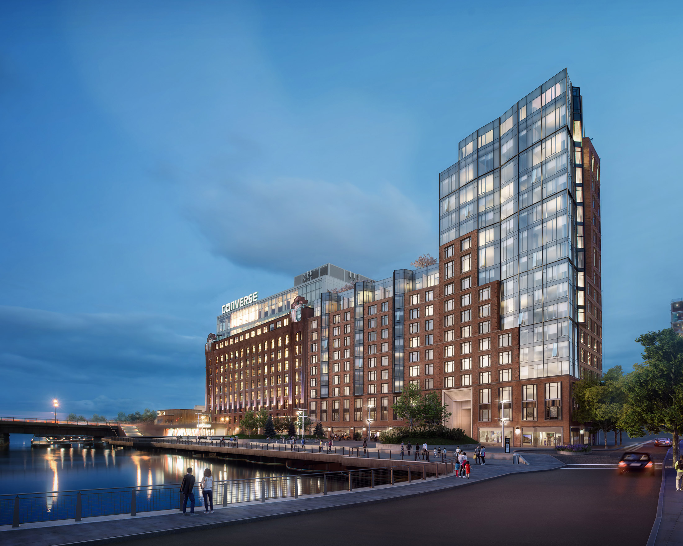Architectural Rendering of the exterior of the 131 Beverly Street project located in Boston, Massachusetts